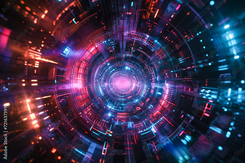 sci-fi inspired background with holographic elements sci-fi inspired background with holographic elements