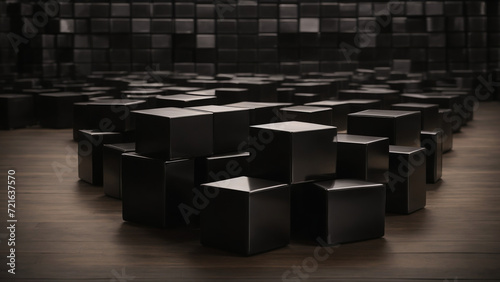 abstract cube background. abstract 3d cubes 