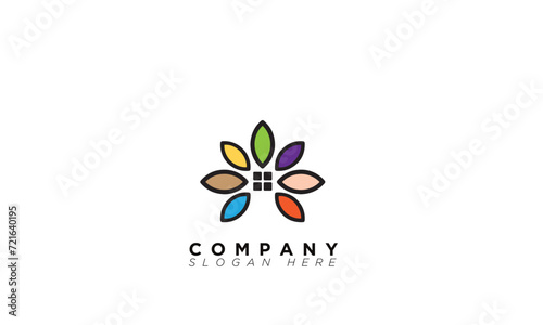 Fototapeta Naklejka Na Ścianę i Meble -  home creative and attractive logo for company and branding 