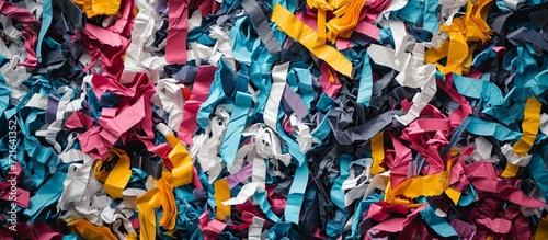 Shredded Paper Background  A Captivating Blend of Shredded Paper Creates an Engaging Visual Background