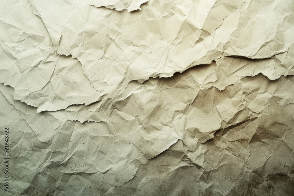 Fototapeta premium Crumpled and torn white paper texture