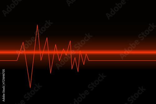 Red Black Heartbeat Cardiogram Medical Background Vector Illustration Heart Beat Pulse Wave Hospital Wallpaper EKG ECG Electrocardiogram Pulse Signal Disease Death Illness Life Doctor Care Wallpaper