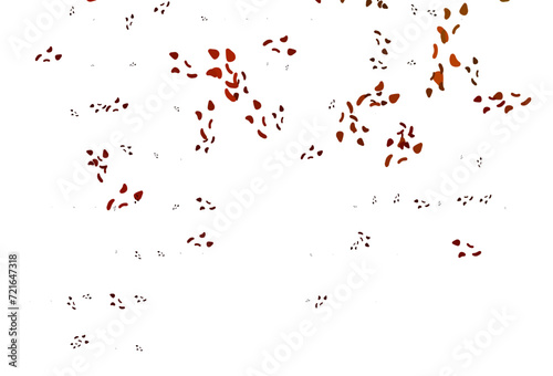 Wallpaper Mural Light Yellow, Orange vector texture with random forms. Torontodigital.ca