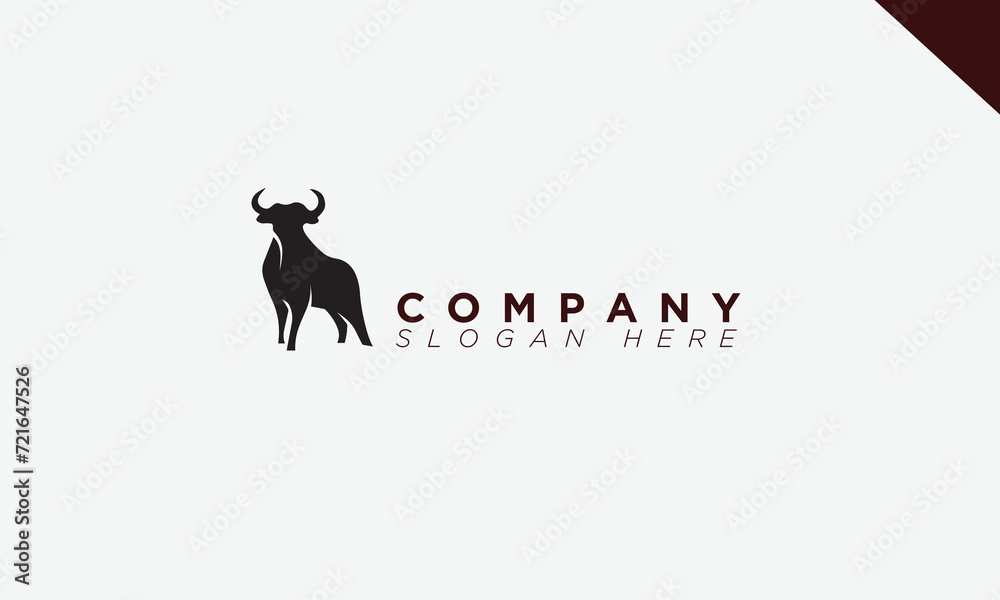 Fighting Bull Creative and colorful logo for branding and company