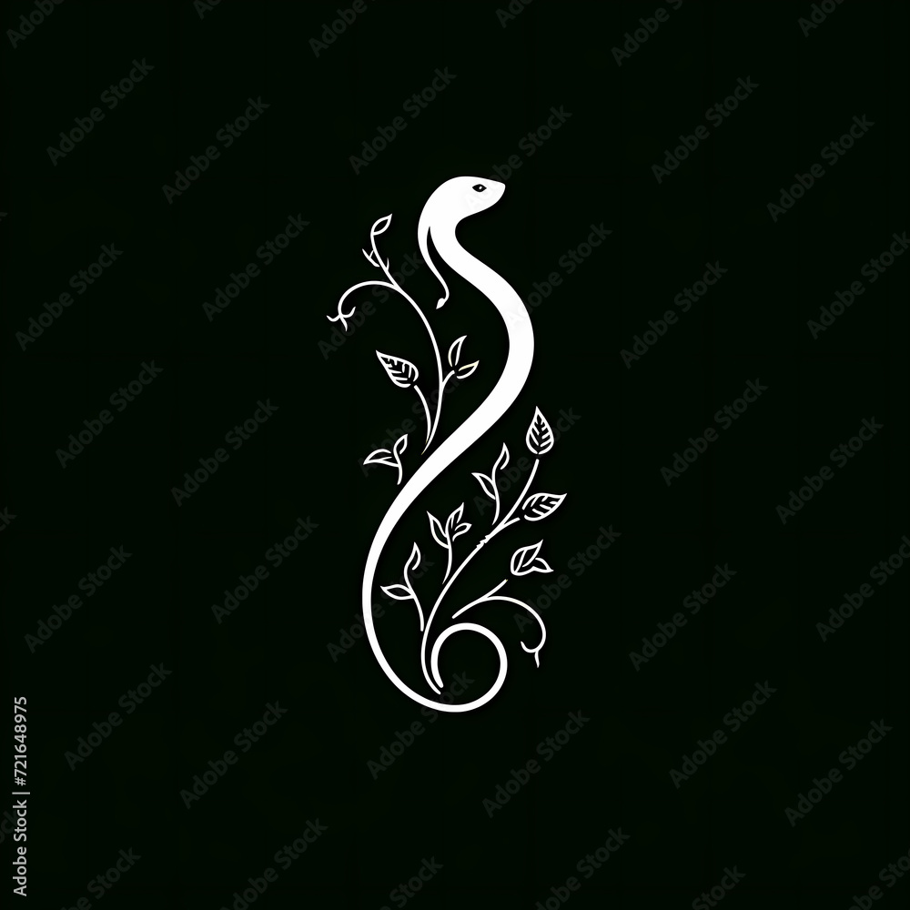Fototapeta premium Logo bzw. Darstellung einer Schlange, 3