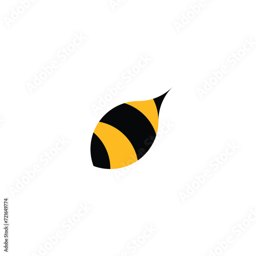 bee sting logo vector icon design element