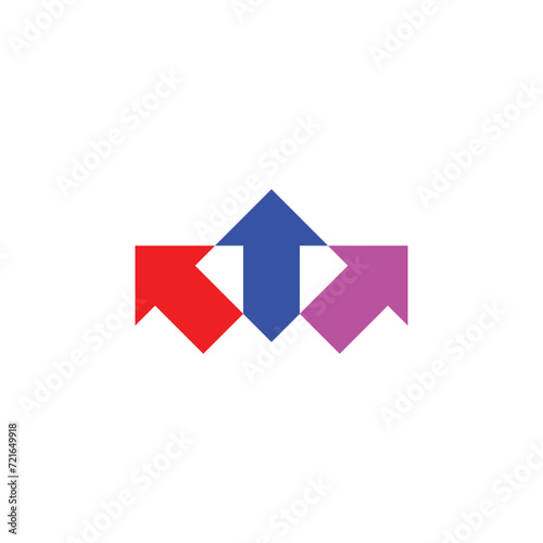 Free Download geometric arrows vector logo icon - GFXLoad