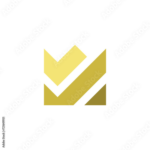 golden crown vector icon logo symbol