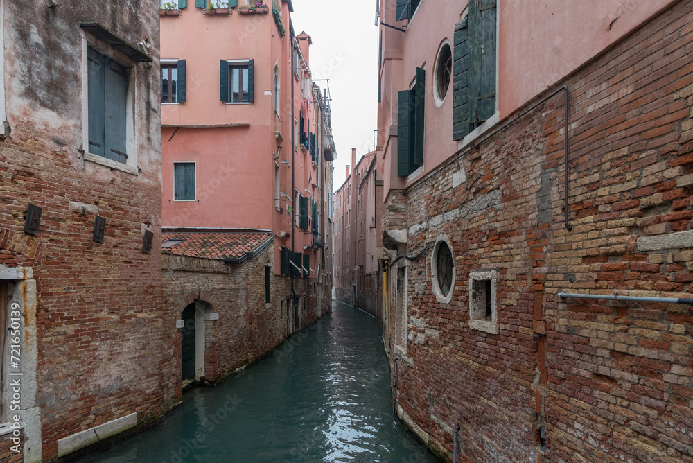 Small canals in Venice, Italy