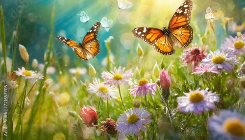 butterflies and flowers © Ümit