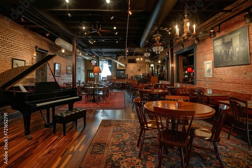 Historic jazz cellar with vintage acoustics and intimate performances