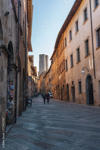 San Gimignano is a medieval town in Tuscany  Italy.