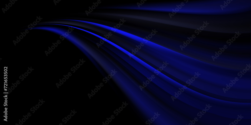 abstract blue background, de focused navy blue color curve rays reflection on dark black modern abstract background abstract blue background, de focused navy blue color curve rays reflection on dark black modern abstract background