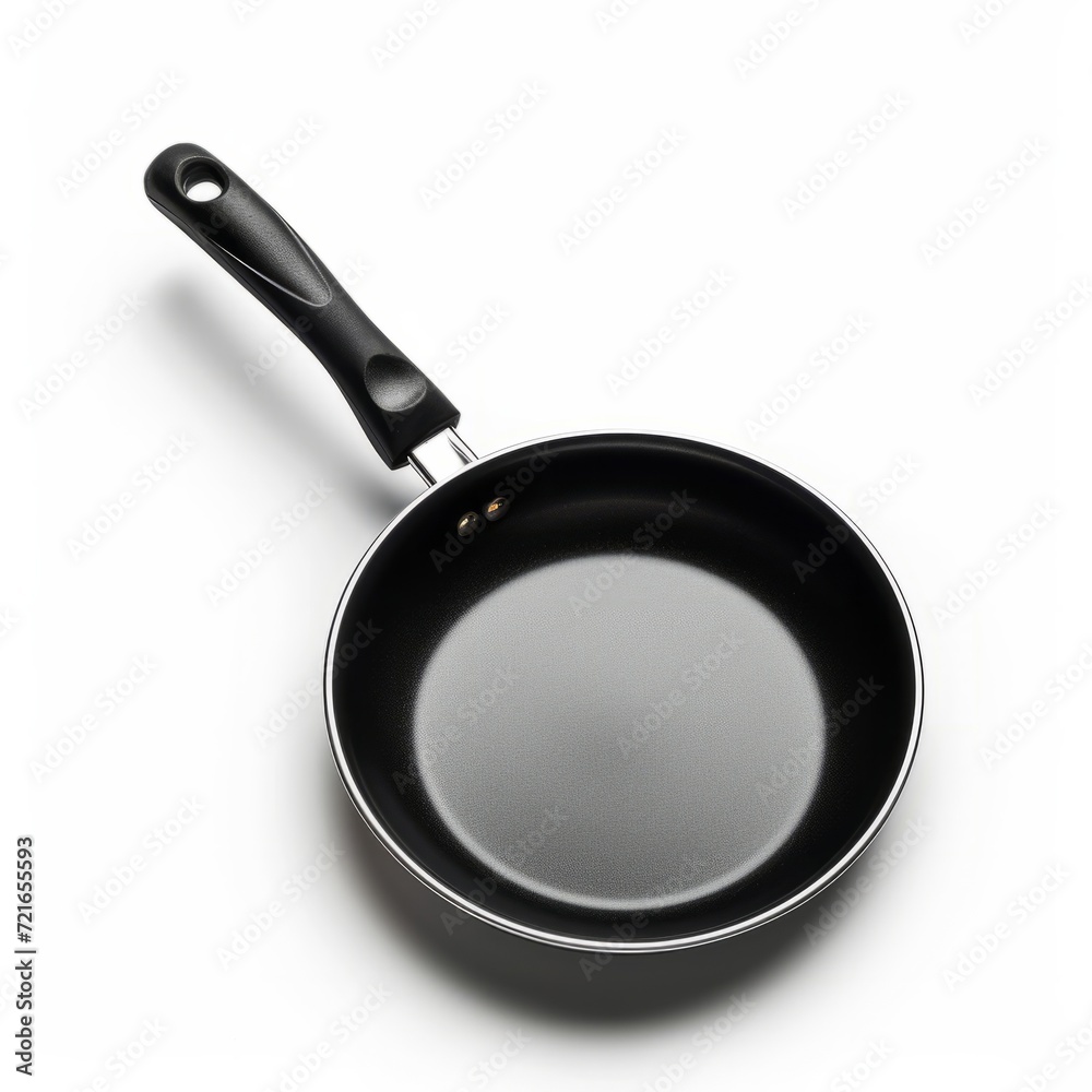 Frying pan, isolated, white background Frying pan, isolated, white background