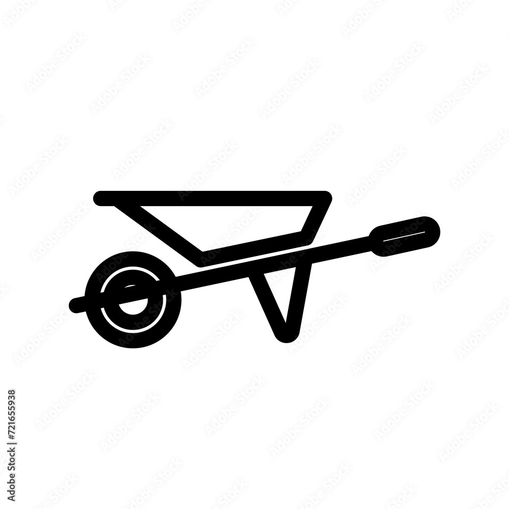 Wheelbarrow icon PNG