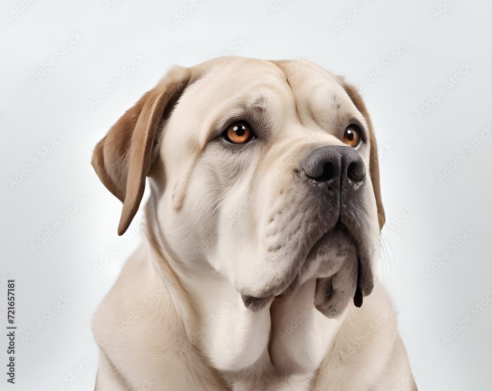 Portrait of the Mastiff dog