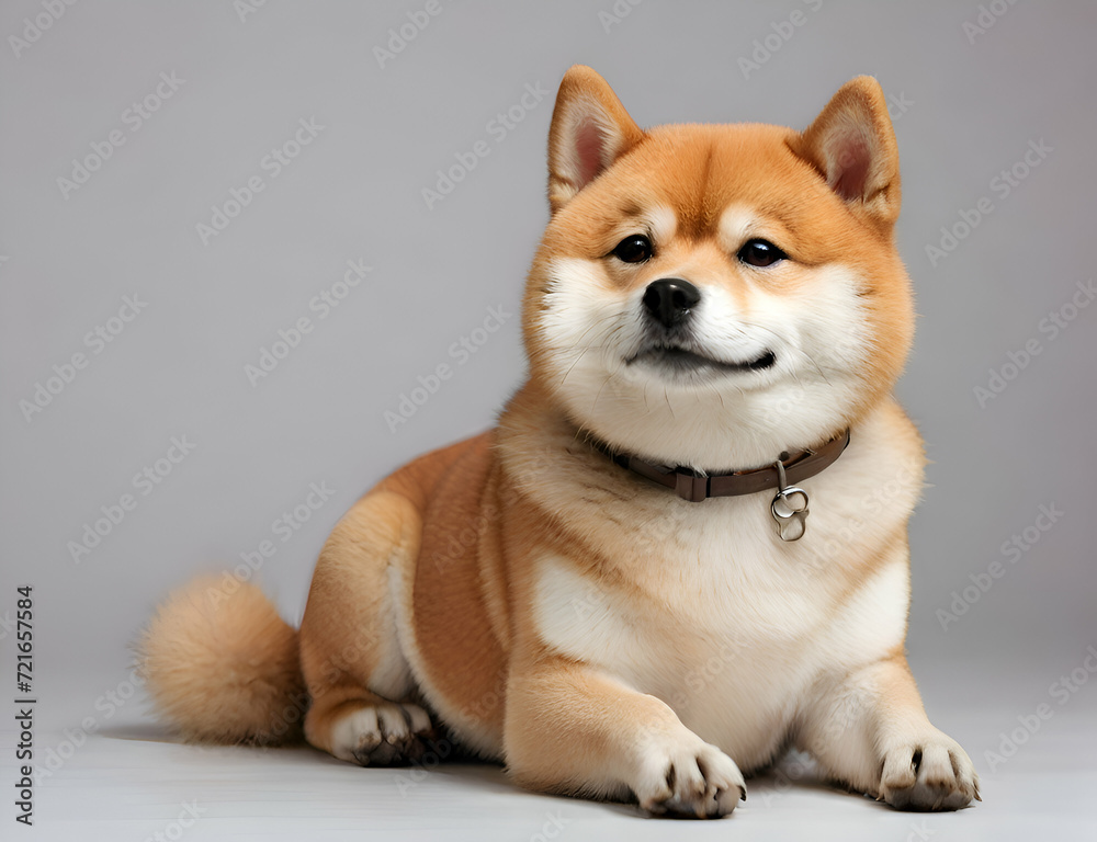 Portrait of the Shiba Inu dog Portrait of the Shiba Inu dog