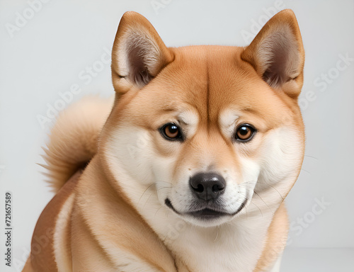 Portrait of the Shiba Inu dog © gmstockstudio