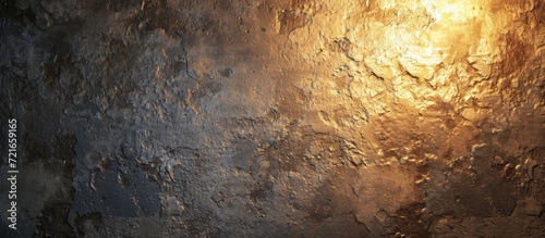 Grunge Textured Plaster Background with Light