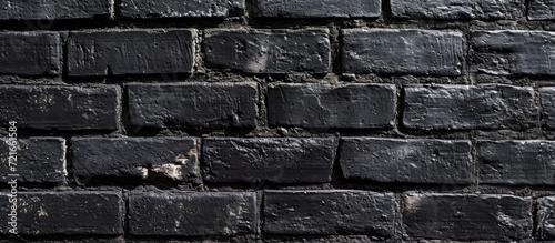 Captivating Black Brick Wall Texture: Mesmerizing Visual Appeal of Black Brick Wall Texture - Unleashing the Charm of a Black Brick Wall Texture