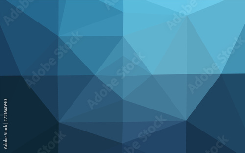 Light BLUE vector polygonal background. A vague abstract illustration with gradient. Completely new template for your business design.