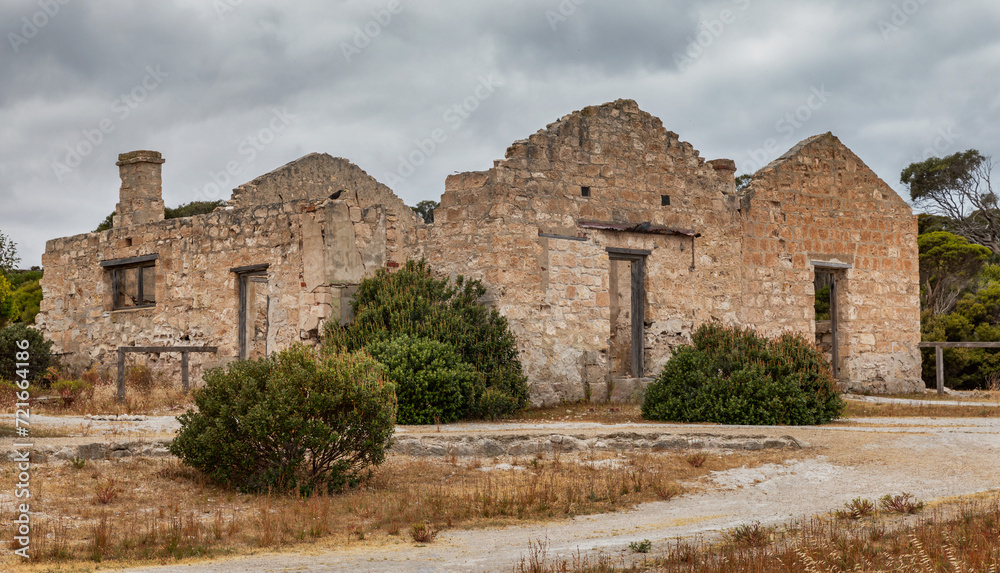 Remains of Inneston historic gypsum mining town (1913-1930) - Innes National Park, Yorke Peninsula
- an isolated, self-sufficent community of workers from the Yorke Peninsula Plaster Company