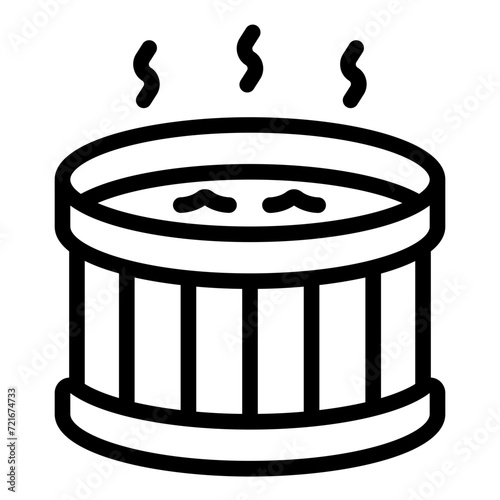 Jacuzzi bath spa icon