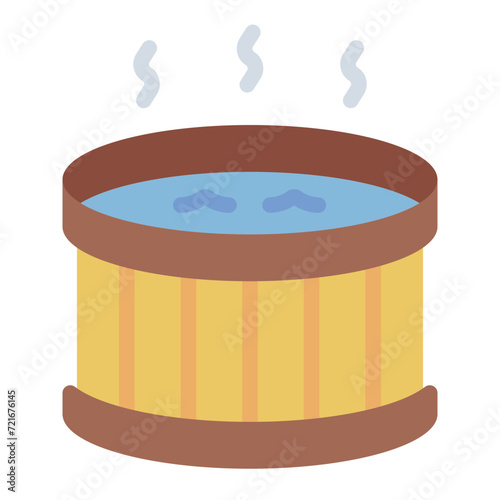 Jacuzzi bath spa icon