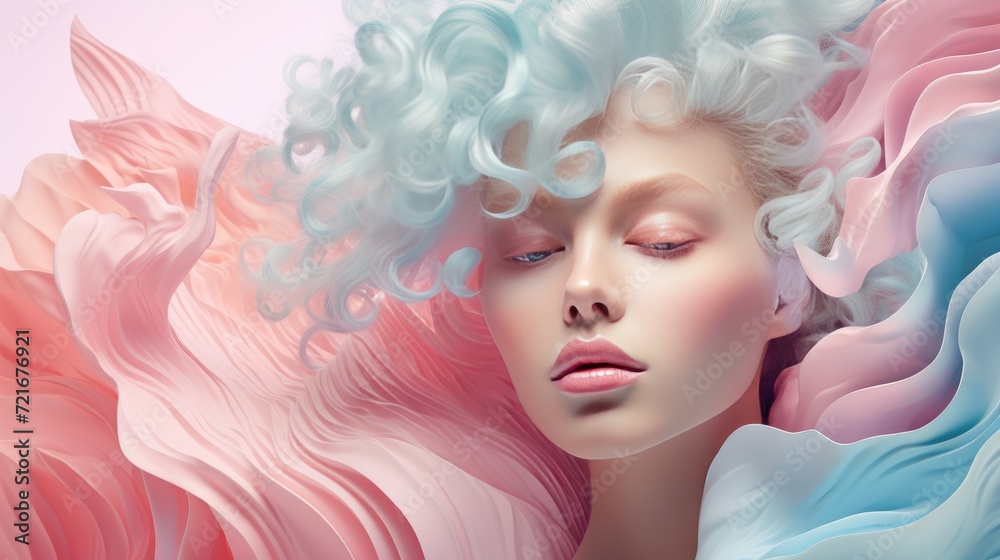 Beautiful young woman with Beautiful hair. Portrait of a beautiful girl with flying hair Beautiful young woman with Beautiful hair. Portrait of a beautiful girl with flying hair