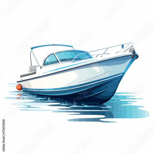 Boat in cartoon, doodle style. Image for t shirt. Isolated 2d vector illustration in logo, icon, sketch style, Eps 10. AI Generative © Alexey