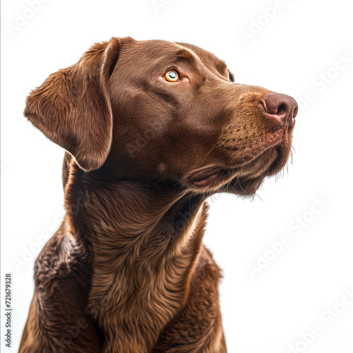 Chesapeake Bay Retriever, face close-up 