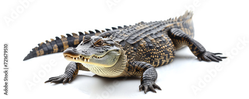 Crocodile isolated on white