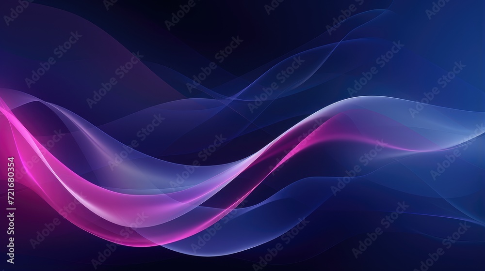 vibrant purple waves abstract design