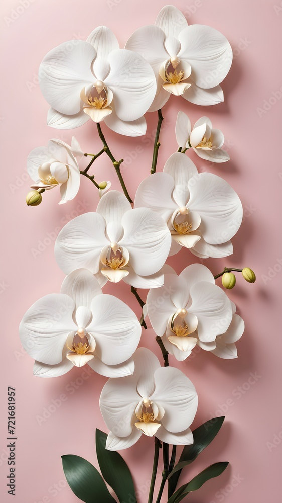 Obraz premium 3d orchid flowers