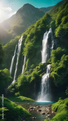 Waterfall lancscape