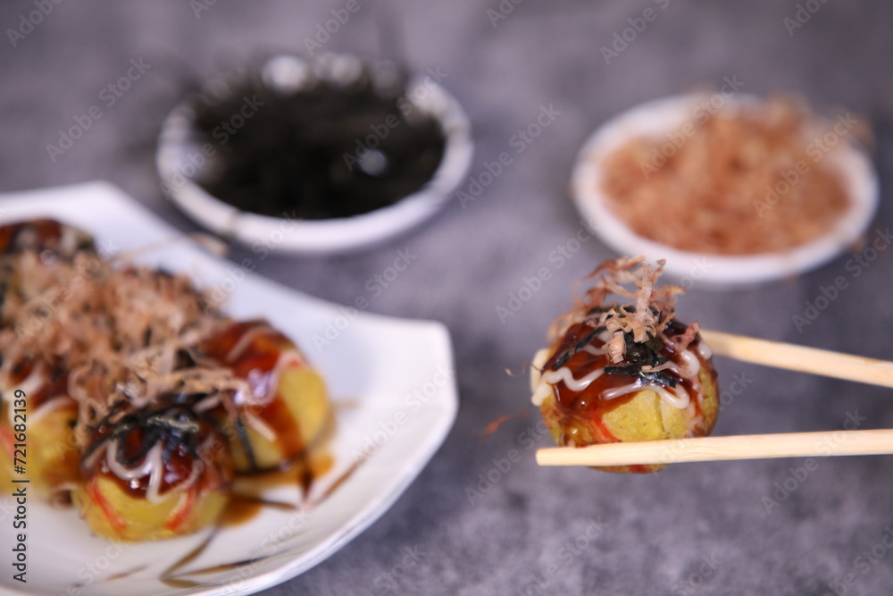 Homemade Takoyaki and Quail Eggs Homemade Takoyaki and Quail Eggs