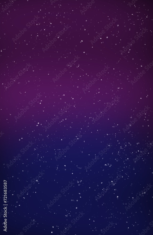 Obraz premium Vibrant cosmic backdrop of a starry night sky with a beautiful purple to blue gradient, representing the vastness of the universe and deep space