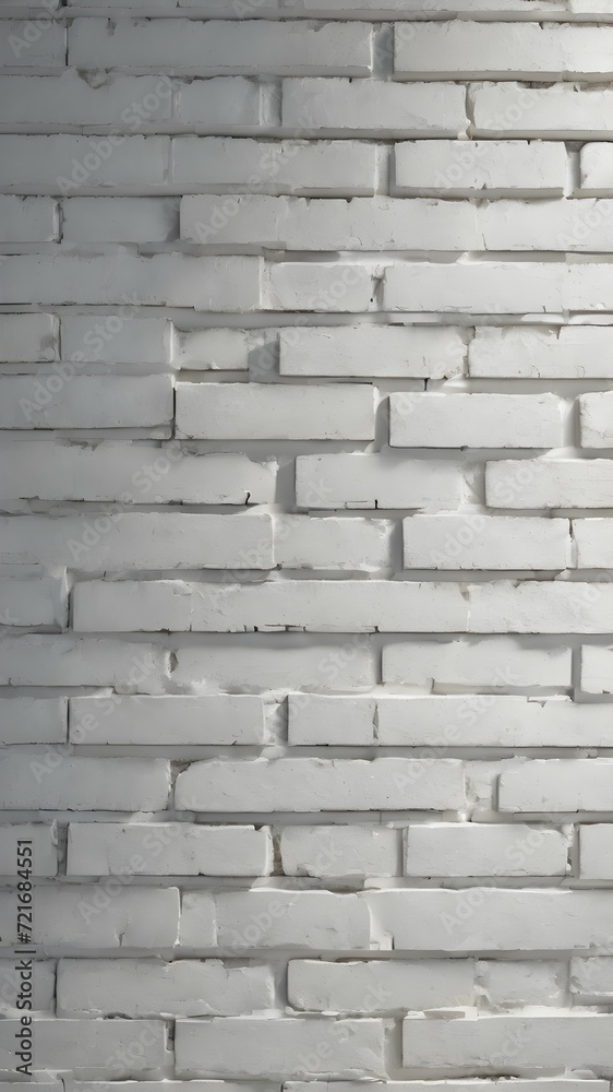 Fototapeta premium White brick wall