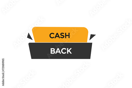 new website, click button learn cash back level, sign, speech, bubble  banner
