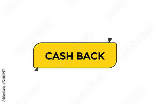 new website, click button learn cash back level, sign, speech, bubble  banner
