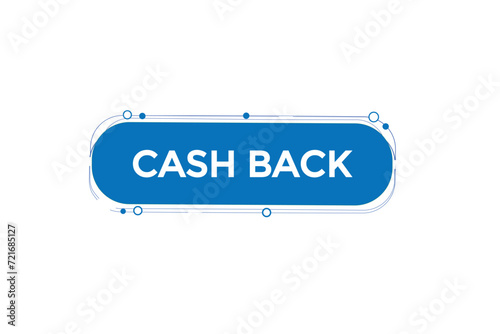 new website, click button learn cash back level, sign, speech, bubble  banner
