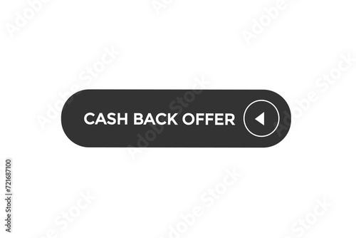 new website, click button learn cash back offer level, sign, speech, bubble  banner
