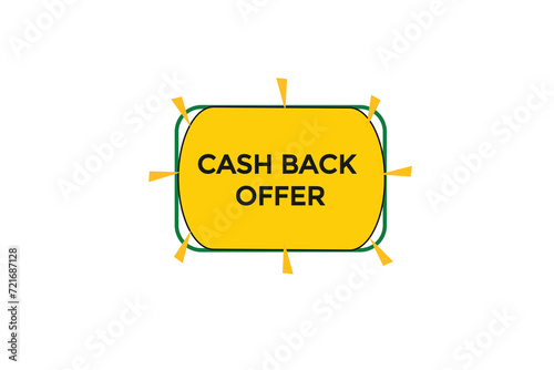 new website, click button learn cash back offer level, sign, speech, bubble  banner