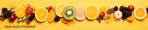 pieces of fresh fruit photo