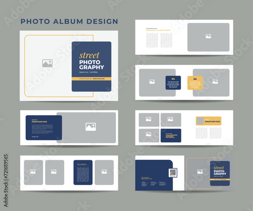 Photo Album Design, Photo and Image Book Design, Photography Portfolio Template