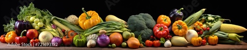 background of various variants of fresh vegetables