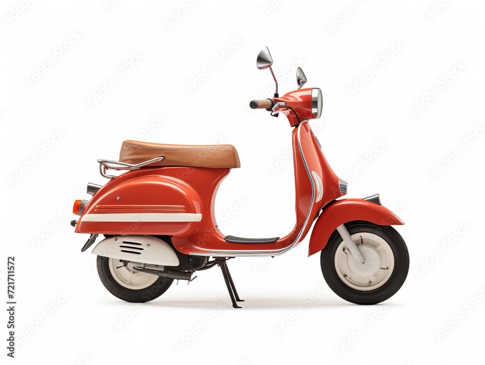 Modern Electric Scooter Zooming in City - AI Generated Modern Electric Scooter Zooming in City - AI Generated