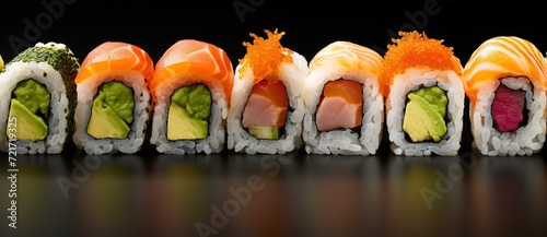 delicious sushi background