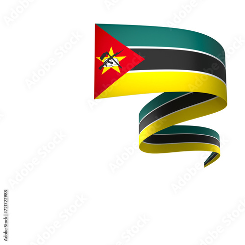 Free Download Mozambique flag element design national independence day banner ribbon png
 - GFXLoad