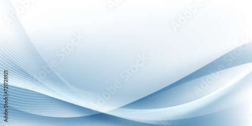Modern blue wave background design, vector illustration